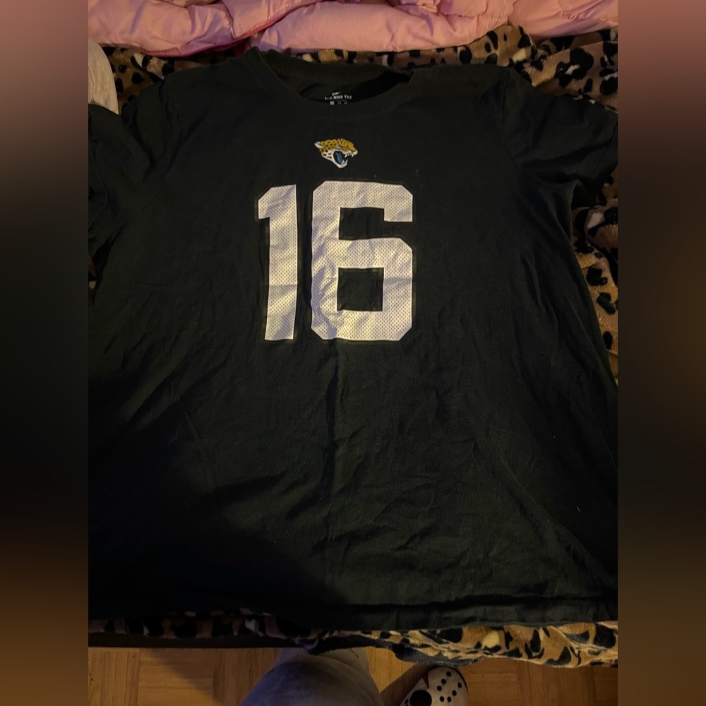 Nike Jacksonville Jaguars Black Jersey shirt with White Number 16 and Logo